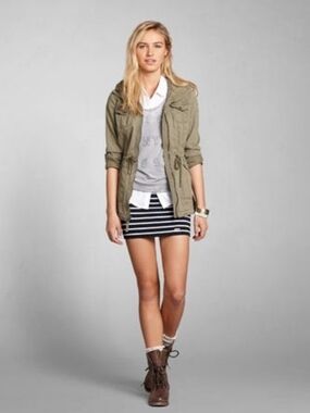 Abercrombie And Fitch utility style jacket green M